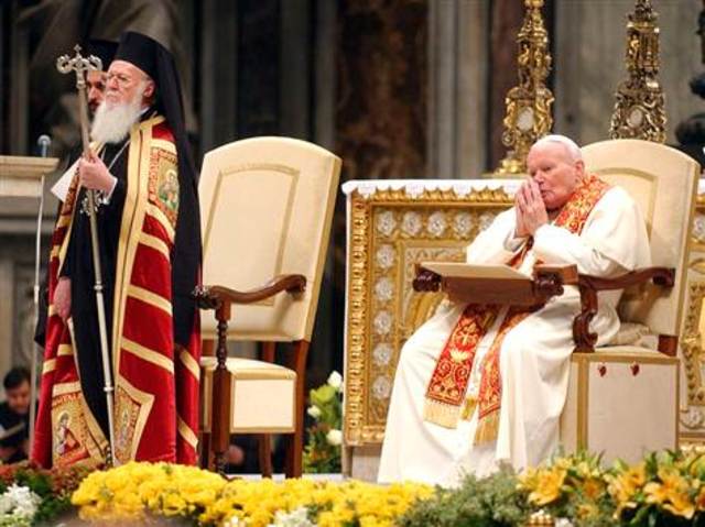 Pope John Paul II Returns Relics