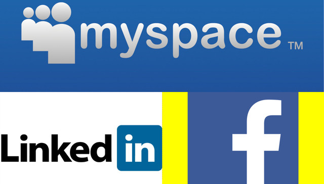 MY SPACE, LINKEDIN Y FACEBOOK