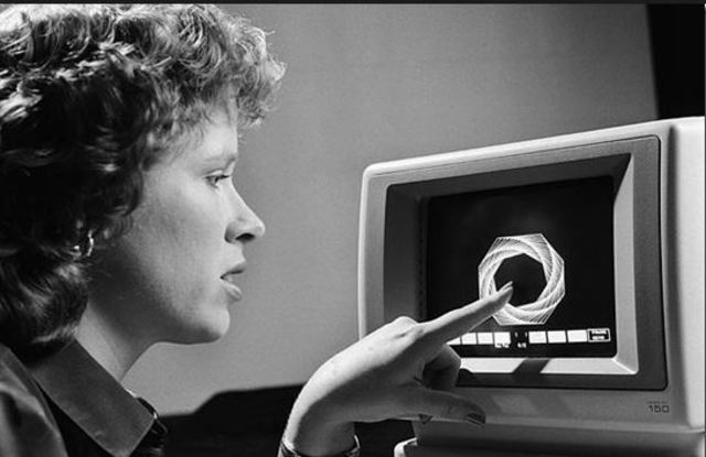 The first touch screen computer