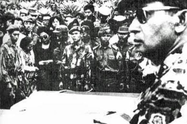Suharto establishes military dictatorship in indonesia