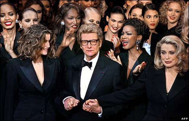 Le dernier défilé de YSL au Beaubourg