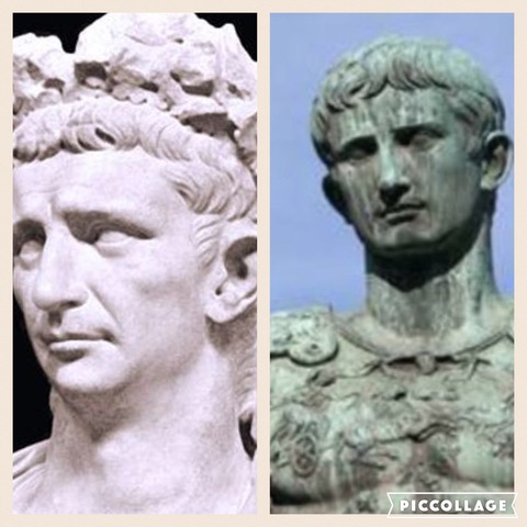 Keizer augustus  dwong keizer tiberius
