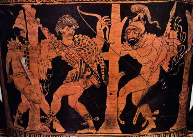 Odysseus and Diomede go to the Trojan camp