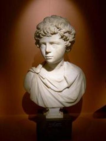 Hadrianus adopteert een kind