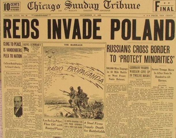 The Soviet Union invades Poland
