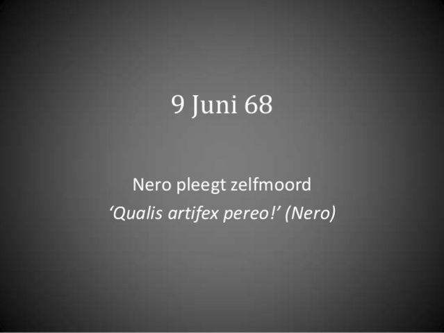 De dood van Nero
