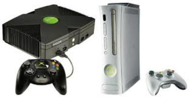 Consola de videojuegos x-box y x-box 360