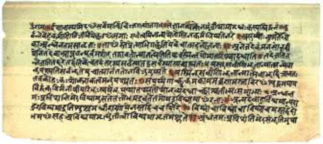 The major Upanishad were written.