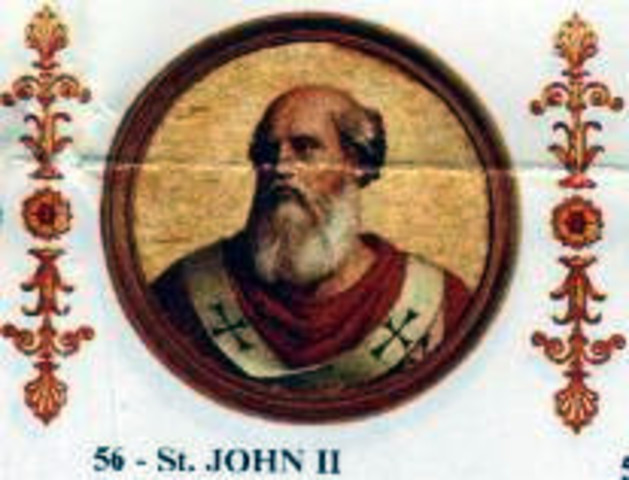 Mercurius becomes Pope John II.