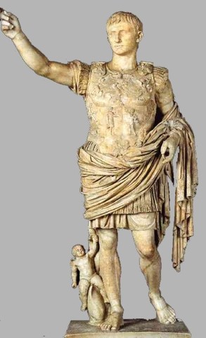 Augustus word gekroond tot keizer