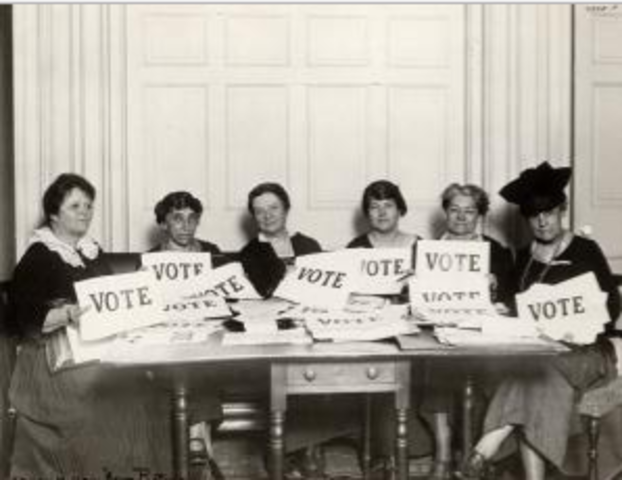 Women gained the right to vote