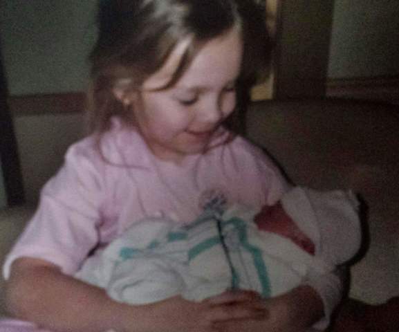 Kolton was born (brother)