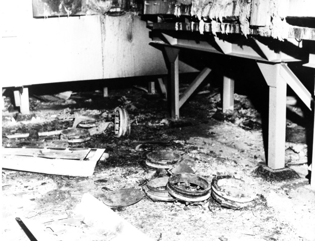 Plutonium fire at Rocky Flats