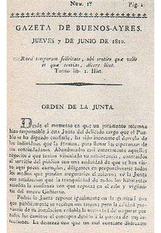 periodico de gazeta de buenos ayres