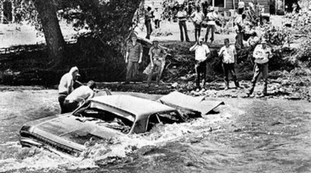 Flash flood in Big Thompson Canyon. (Social)