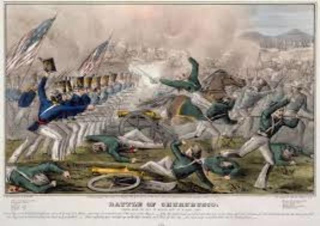 United States declares war against Mexico.