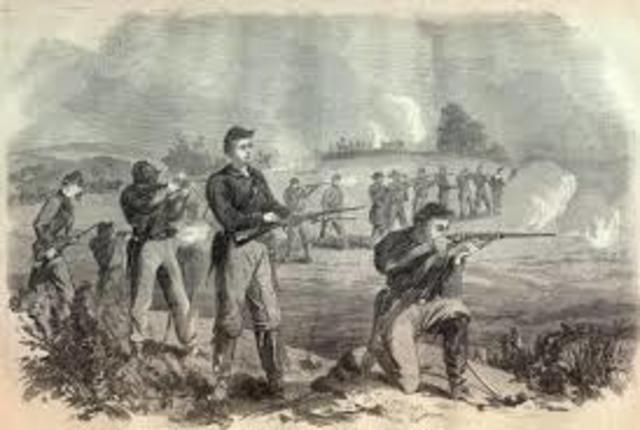 Sherman's troops enter North Carolina; Union forces take Roanoke Island and begin raiding towns in the eastern part of the state.