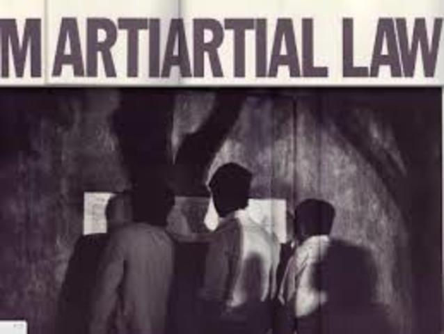 China's under martial law