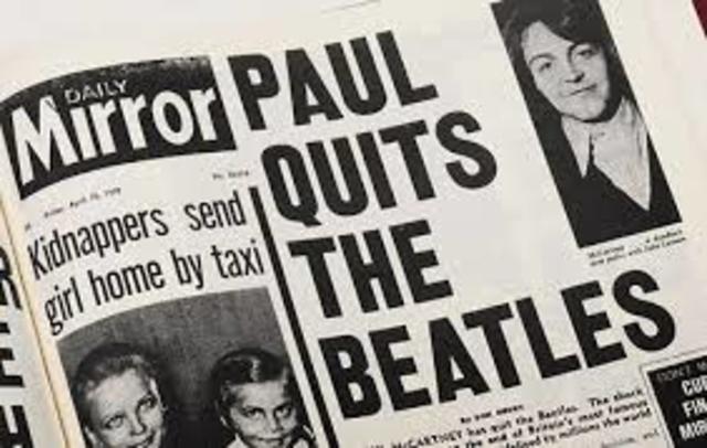 The Beatles Break Up