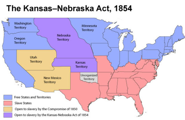 Kansas Nebraska Act is Passed