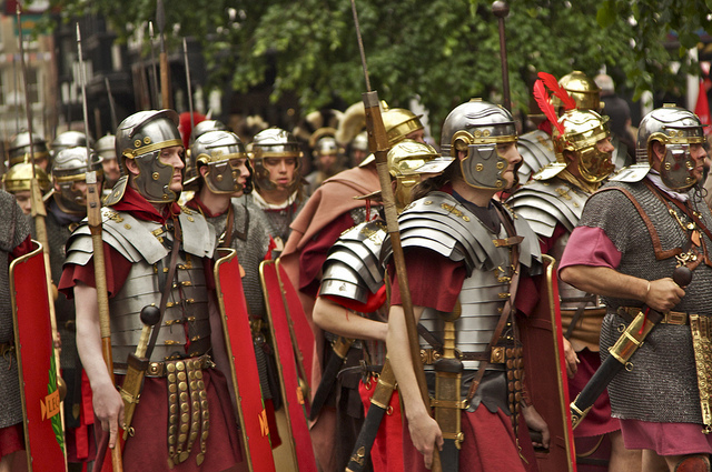 ENGLAND: Roman legions depart
