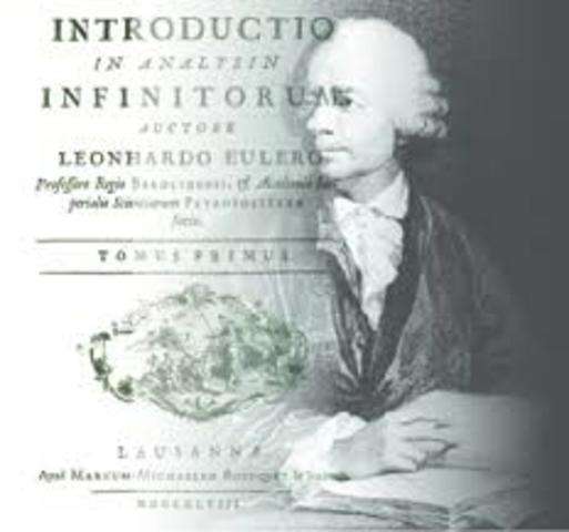 Leonard Euler, "introductio in analysis infinitorum"