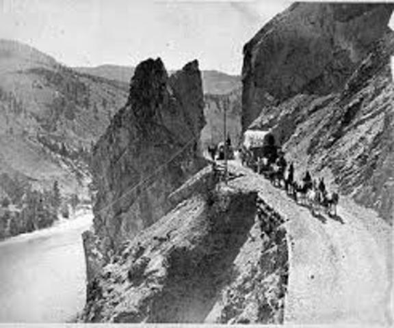 Cariboo wagon road completed