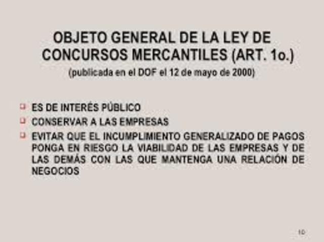 Ley de concursos mercantiles