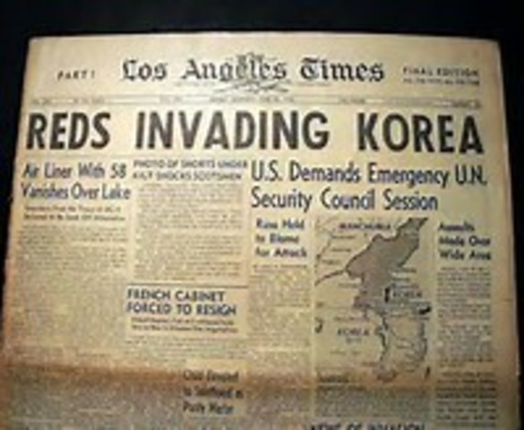 Korean War Begins