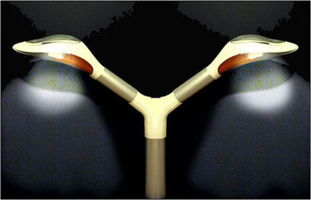 Farolas de energía solar iluminan zonas sin recursos por la noche