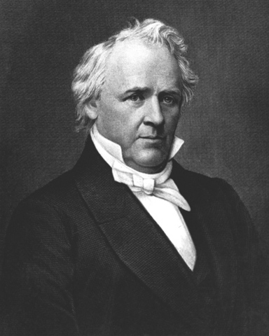 James Buchanan sworn into office as the 15th president