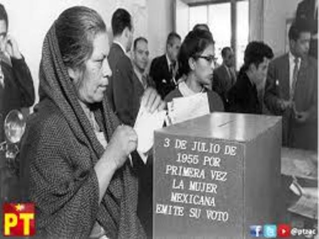 Las Mexicanas pudieron votar por vez primera en unas elecciones federale