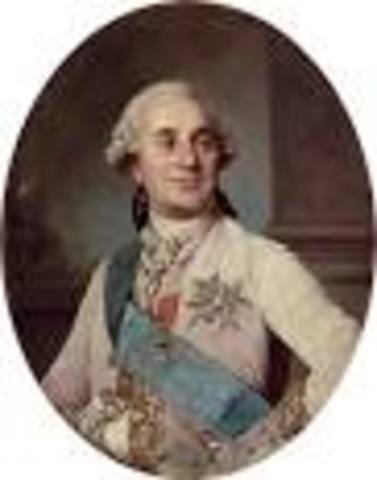 1774 Louis XVI ascends the throne