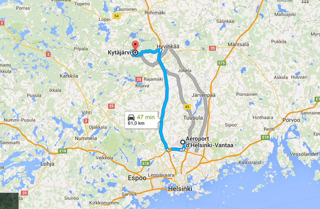 Mardi - 15h00 - En route pour Kitäjä