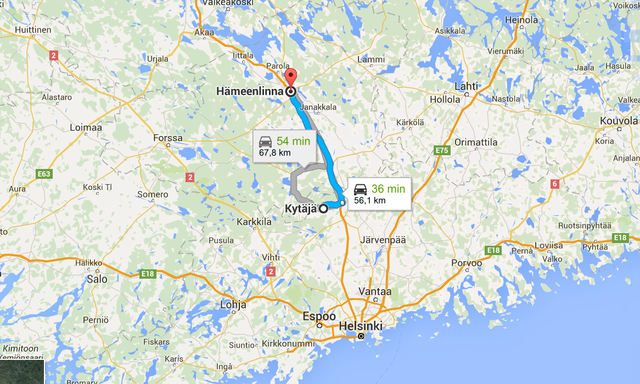 Vendredi - On quitte Kytäjä pour Linna