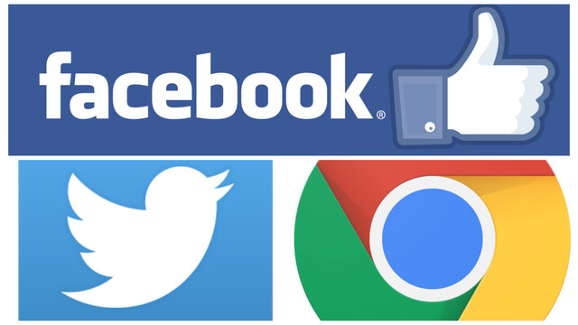 Twitter, Google y Facebook