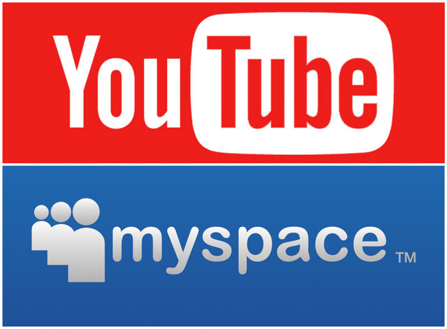 Youtube y Myspace