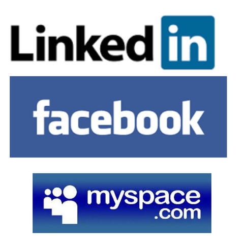 Myspace, Facebook y Likedin