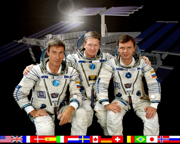 First crew to reside on station