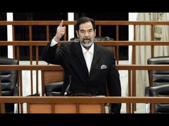 Saddam Hussein's Trial Begins