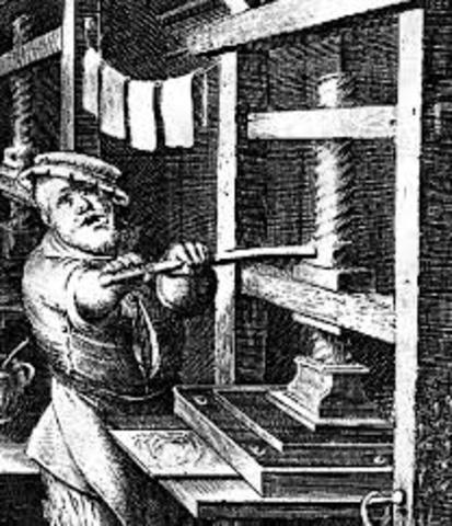Invention de l'imprimerie