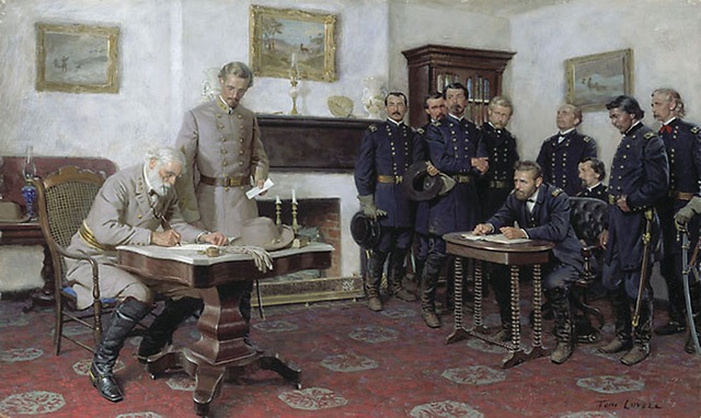 The Surrender at Appomattox Court House