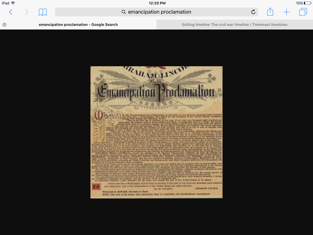 Emancipation proclamation