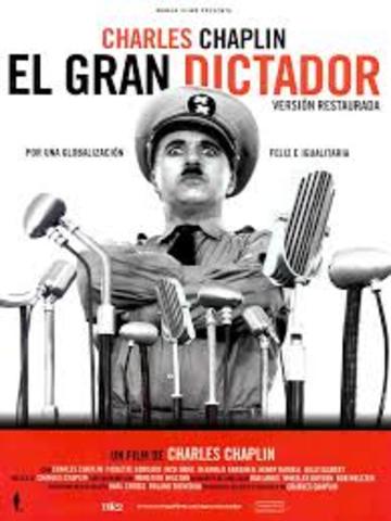 Filma El gran dictador.