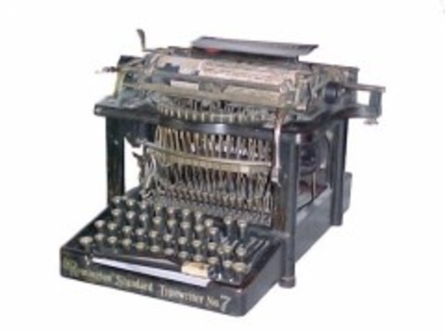 Uitvinding van het typemachine