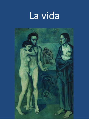 La vida - pintura  por Pablo Picasso