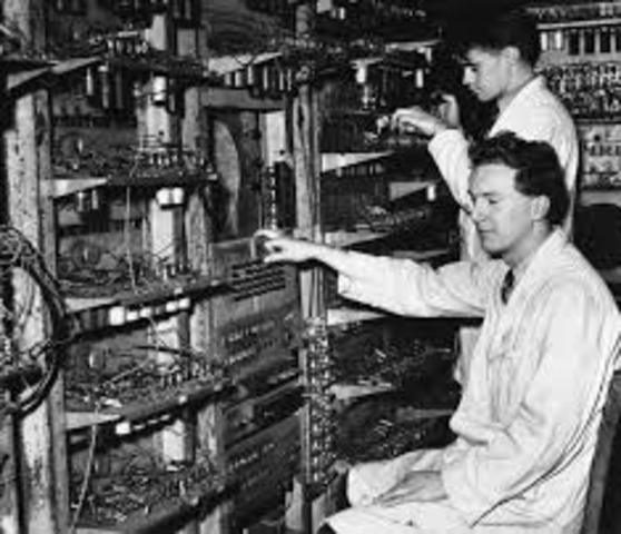 First program to run on a computer