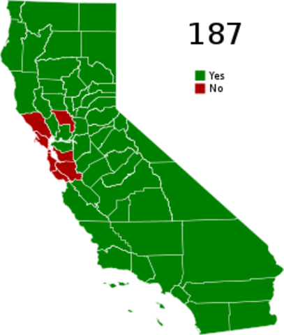 California prop 187 passes