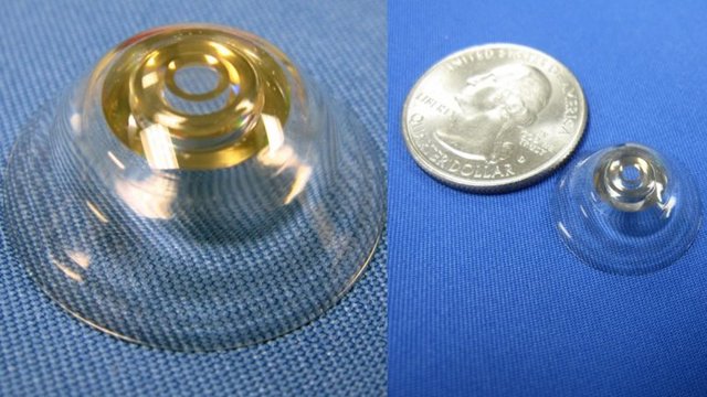 Lentes de contacto que responden a la luz