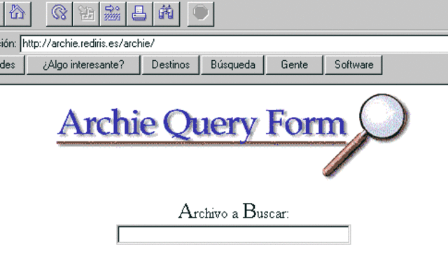 Primer buscador ( Archie)